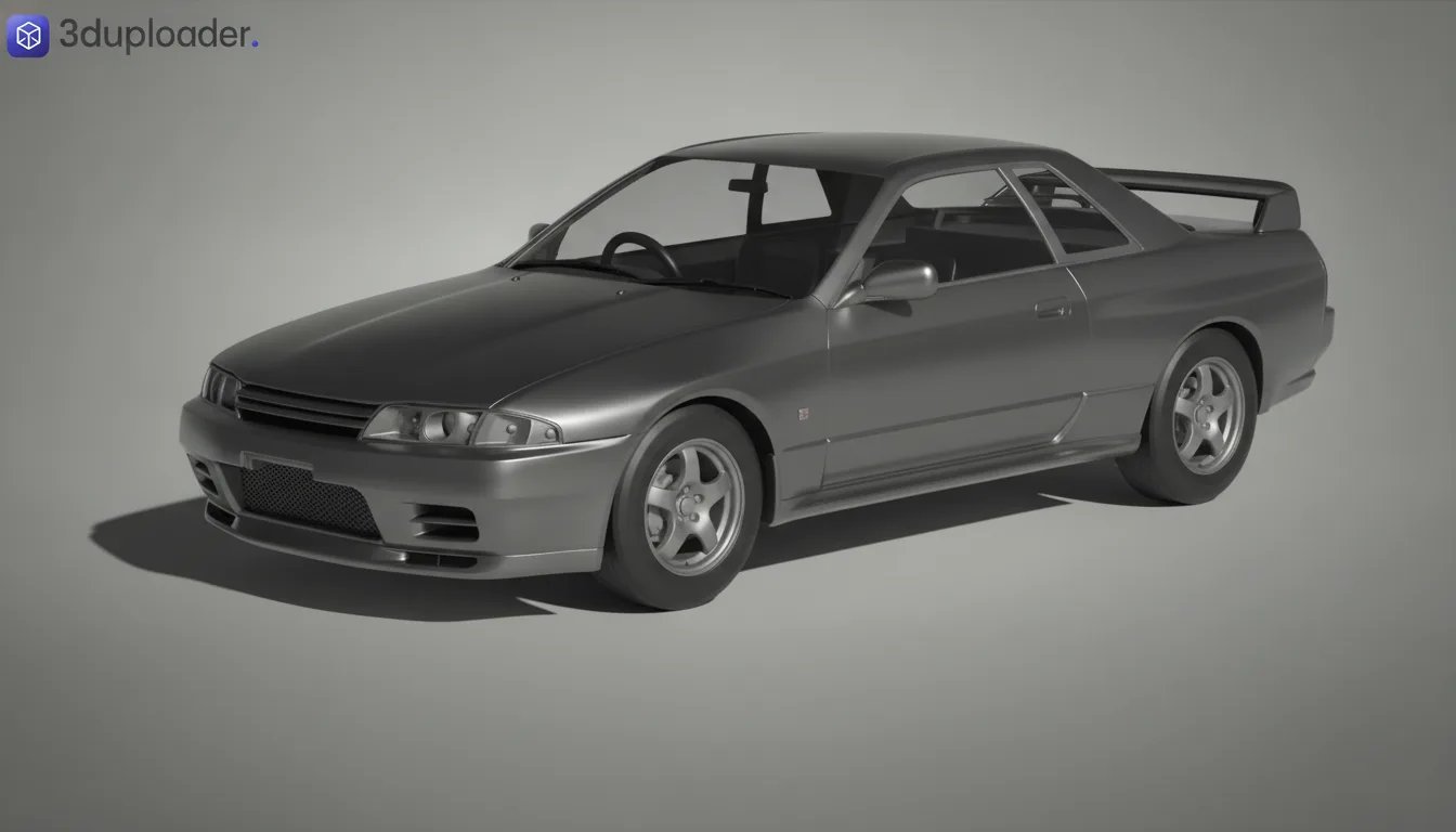 Nissan Skyline GT-R R32 STL 3D Print Model