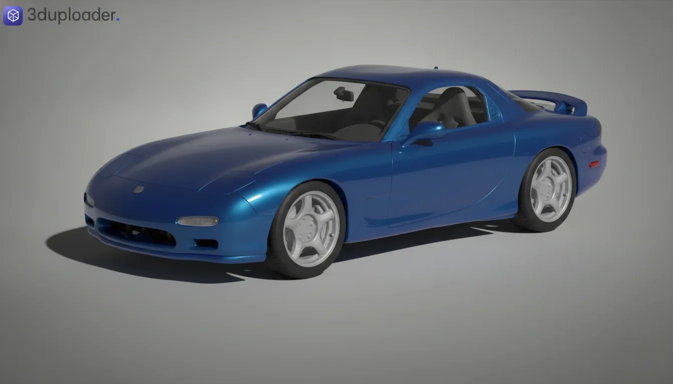 Mazda RX-7 FD3S STL 3D Print Model