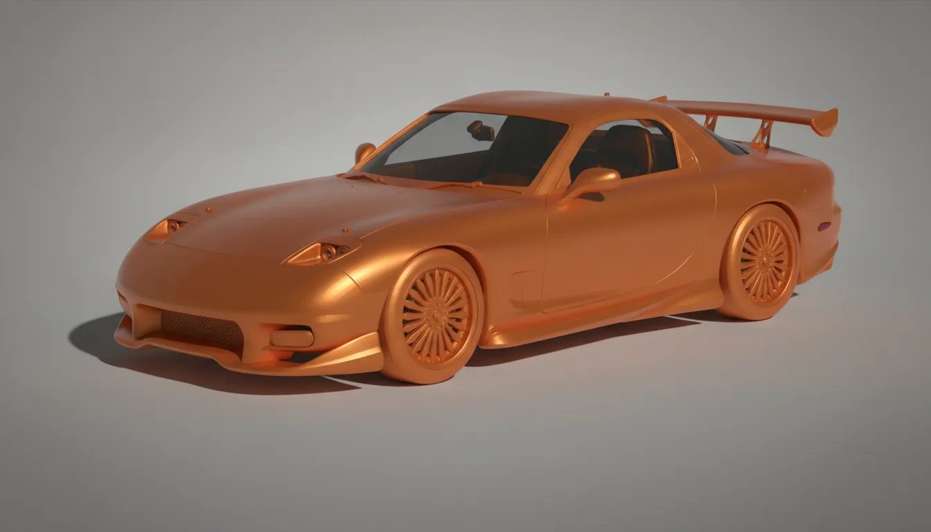 Mazda RX-7 VeilSide C-II Fast & Furious STL 3D Print Model