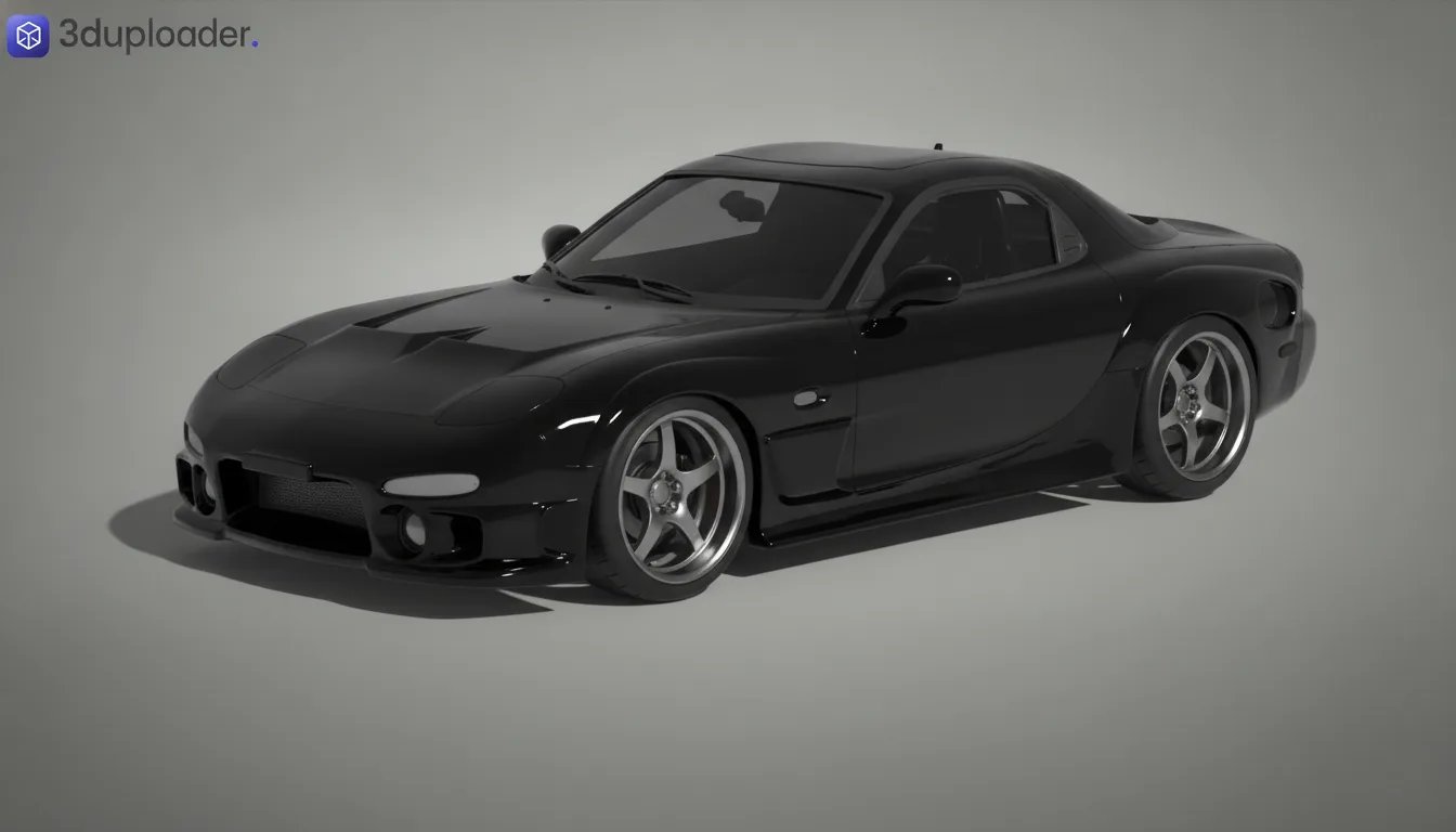 Mazda RX-7 Julius 2 Fast 2 Furious STL 3D Print Model