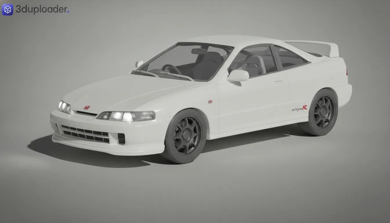 Honda Integra Type R 1995 STL 3D Print Model