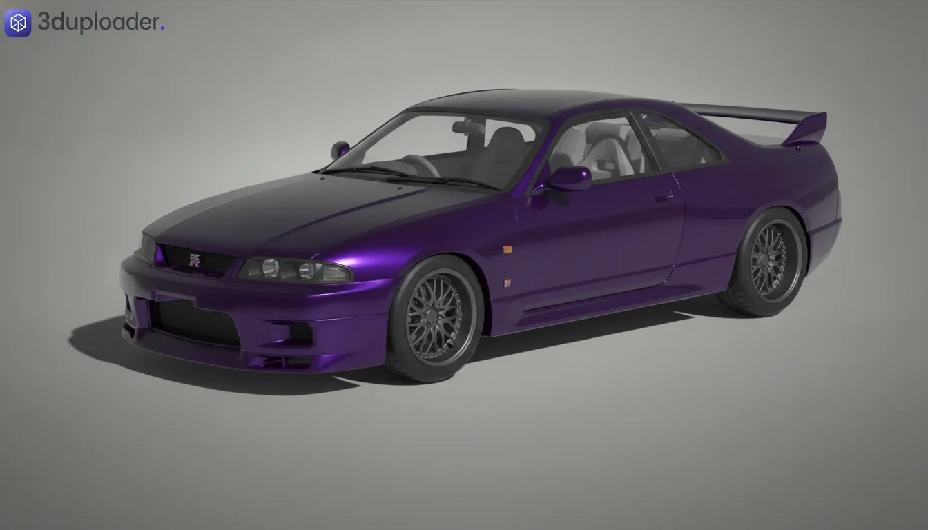 Nissan Skyline GT-R R33 Fast & Furious STL 3D Print Model