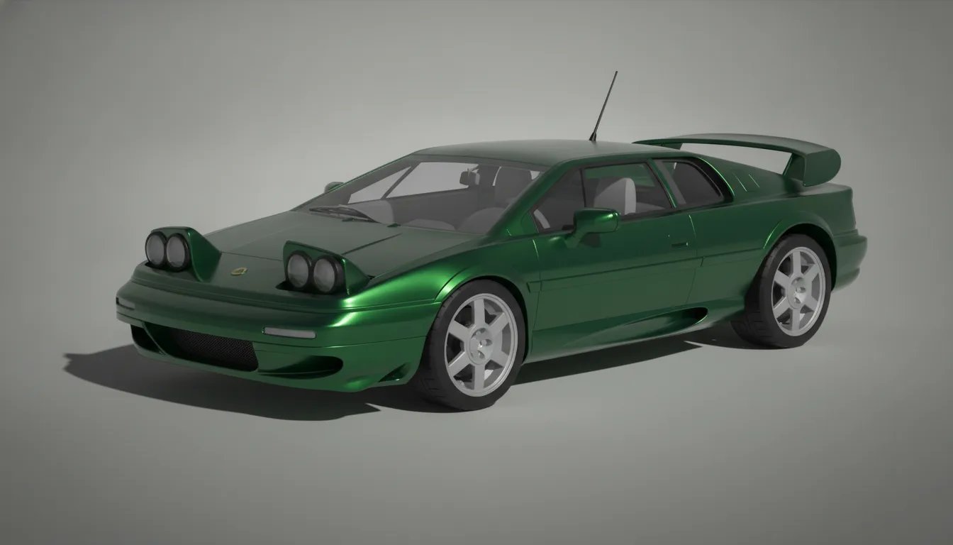 Lotus Esprit V8 1996 STL 3D Print Model