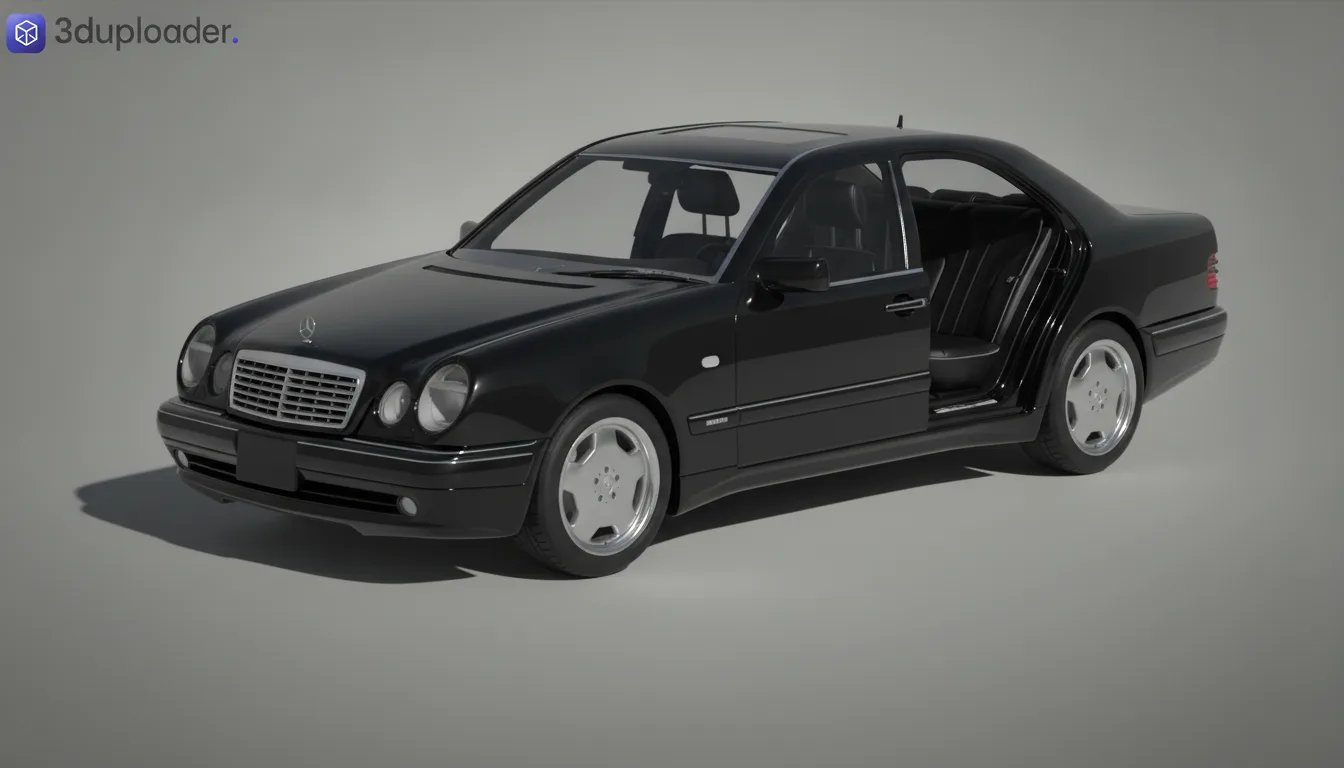 Mercedes-Benz E50 AMG W210 STL 3D Print Model