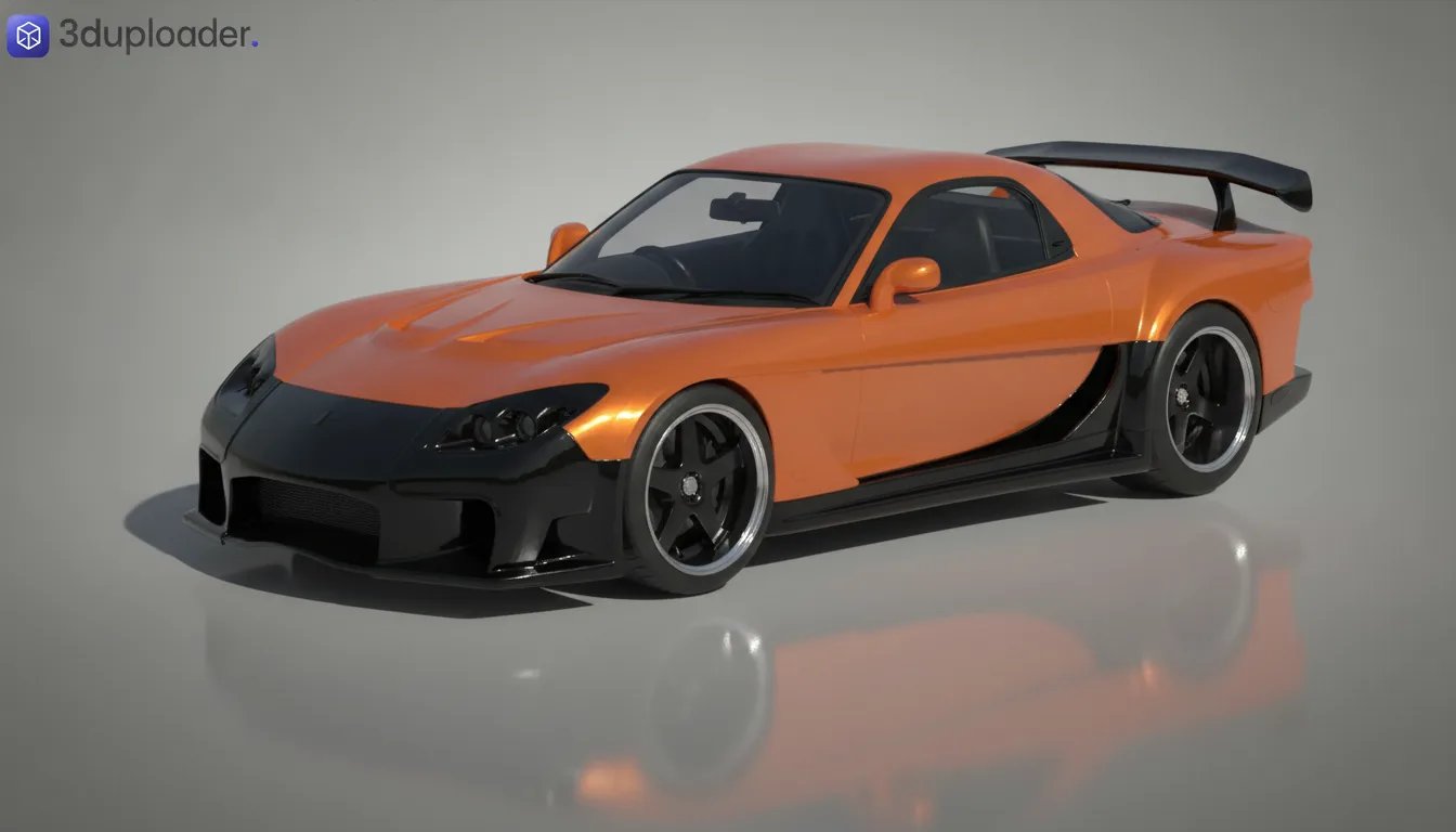 Mazda RX-7 FD VeilSide Fortune STL 3D Print Model