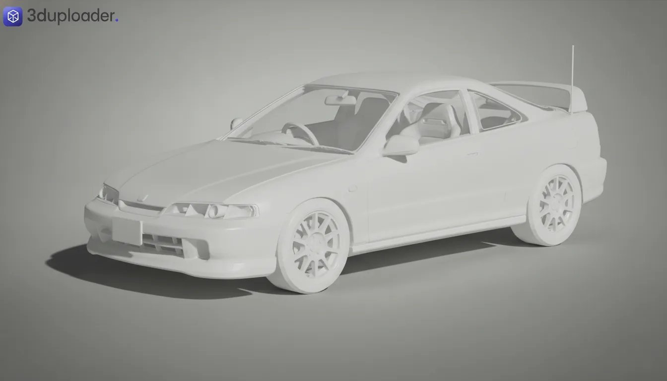 Honda Integra Type R DC2 STL 3D Print Model