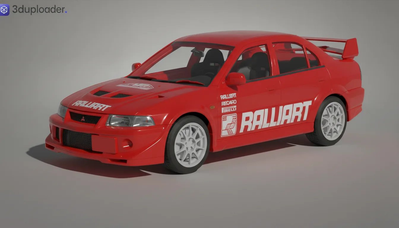 Mitsubishi Lancer Evo 6 Tommi Makinen STL 3D Print Model