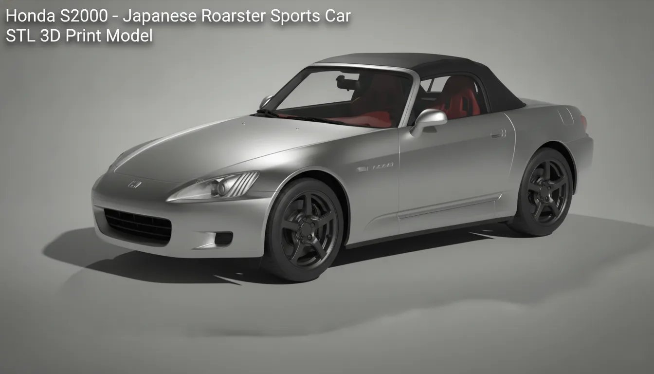 Honda S2000 AP1 STL 3D Print Model