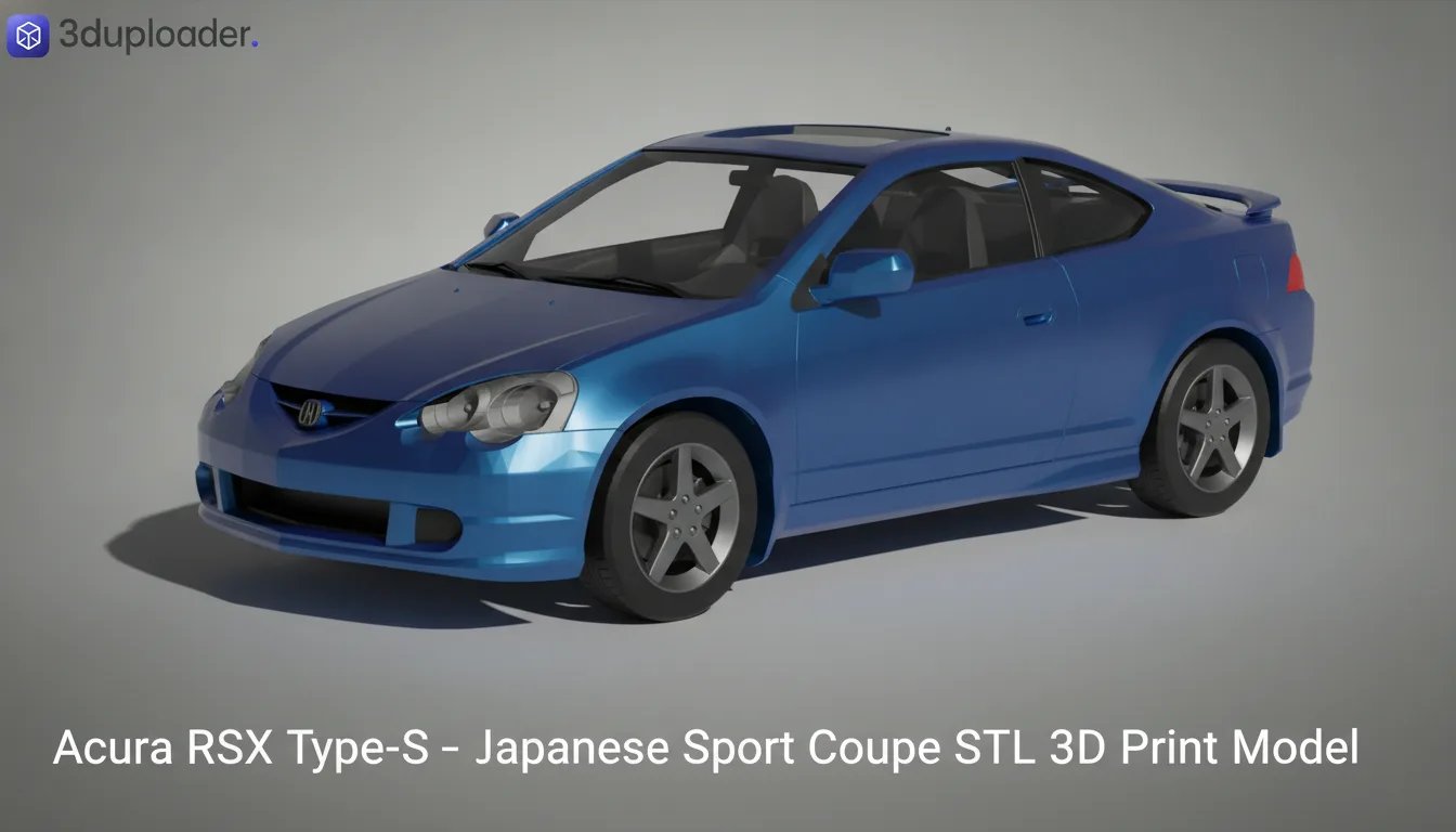 Acura RSX Type-S STL 3D Print Model