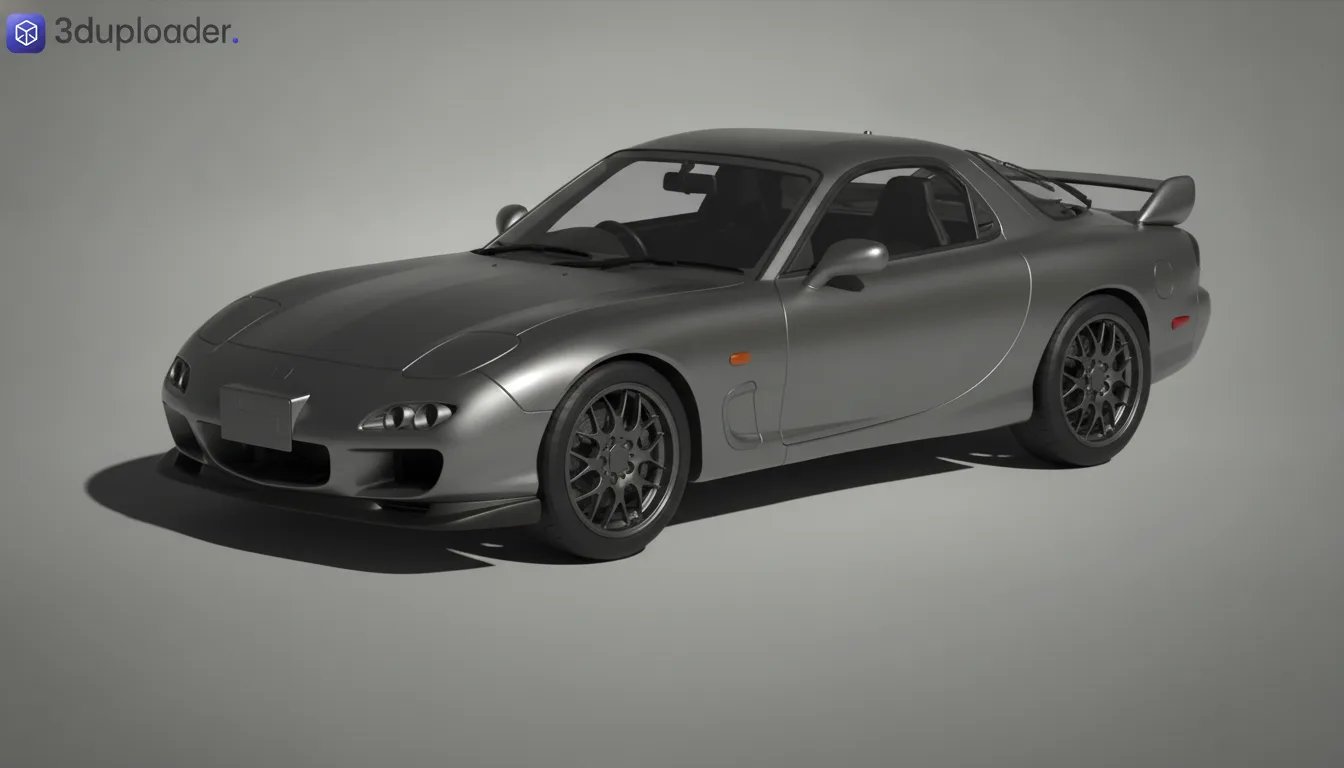 Mazda RX-7 Spirit R Type A FD STL 3D Print Model