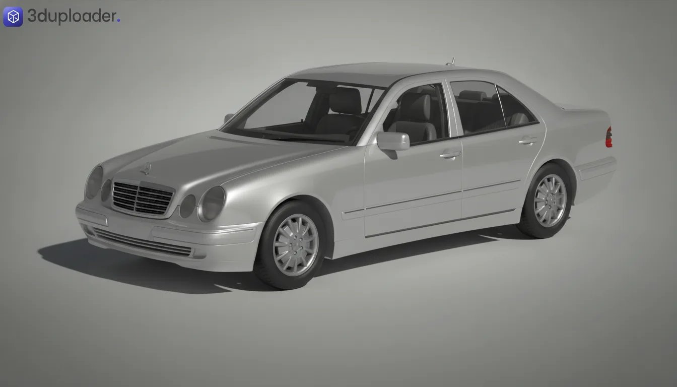 Mercedes-Benz E320 W210 4Matic STL 3D Print Model