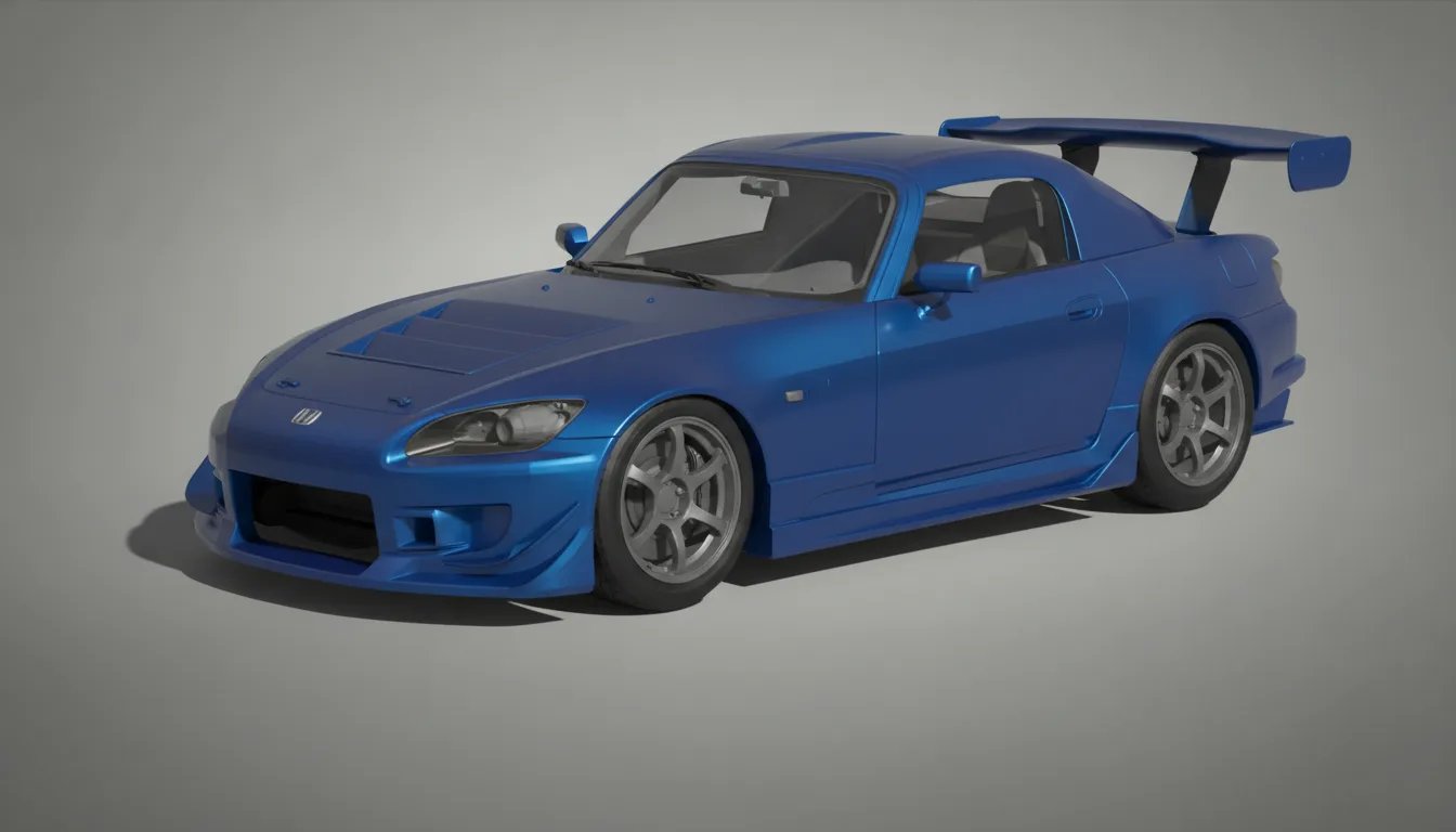 Honda S2000 AP1 C-West N1 Type II STL 3D Print Model