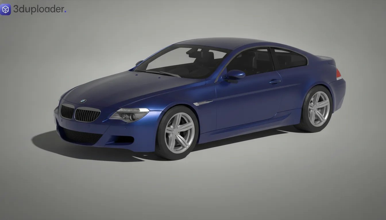 BMW M6 E63 STL 3D Print Model