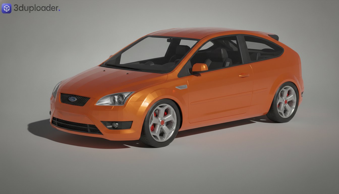 Ford Focus ST 2006 STL 3D Print Model