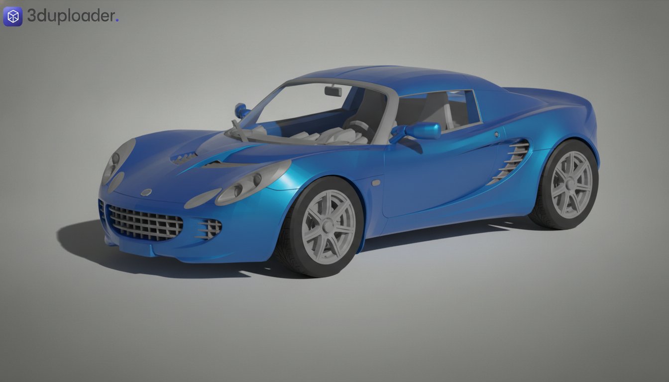 Lotus Elise 2006 STL 3D Print Model