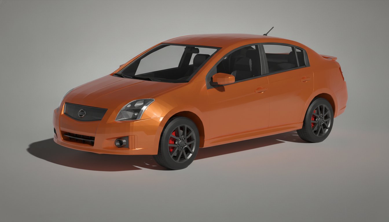 Nissan Sentra SE-R Spec V 2007 STL 3D Print Model