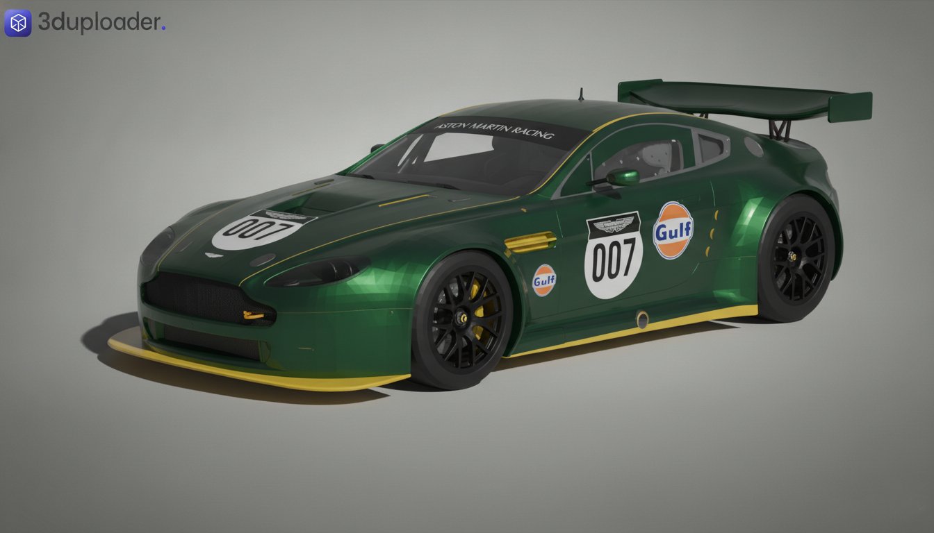 Aston Martin V8 Vantage GT2 2008 STL 3D Print Model