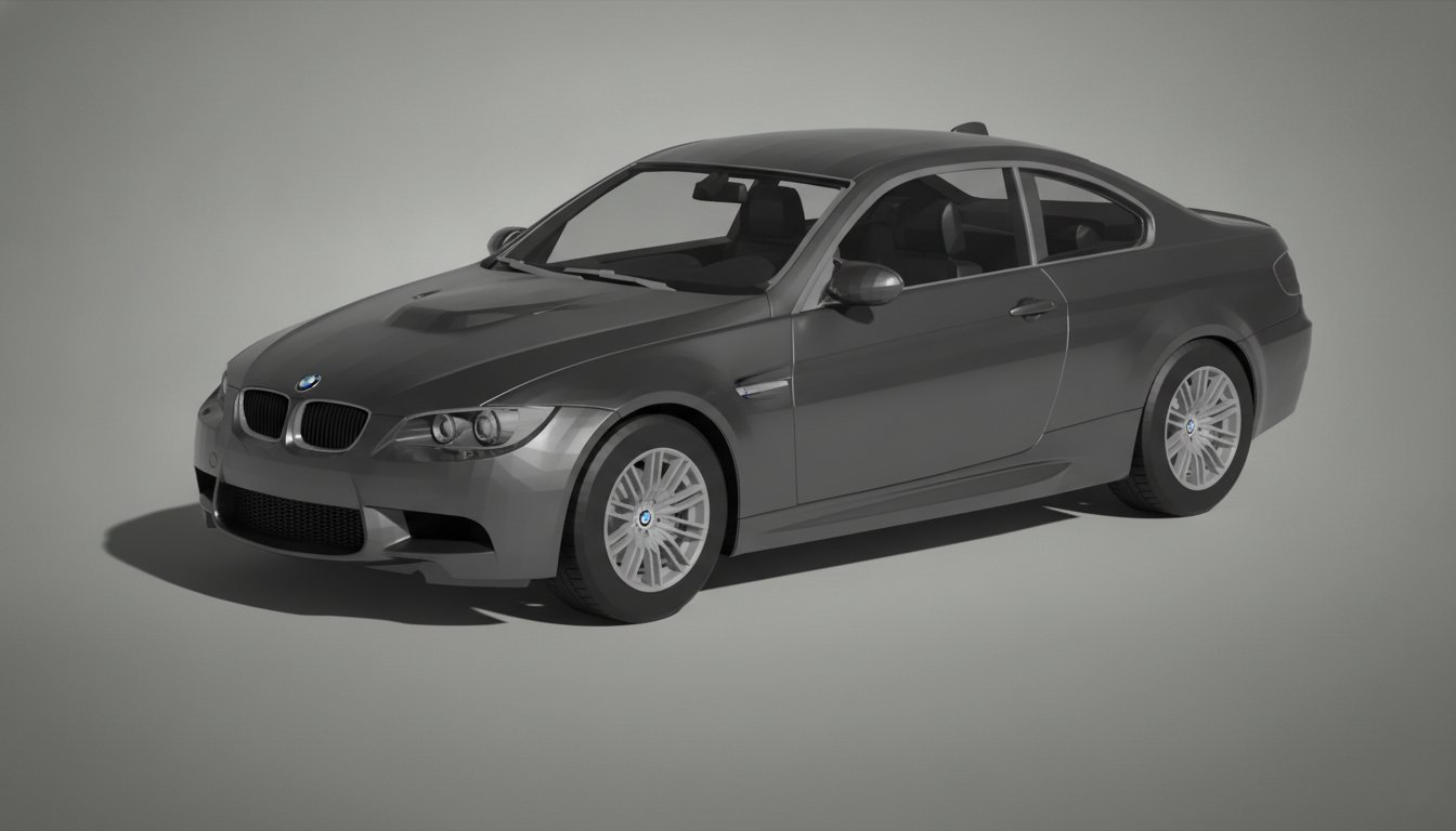 BMW M3 Coupe 2008 STL 3D Print Model
