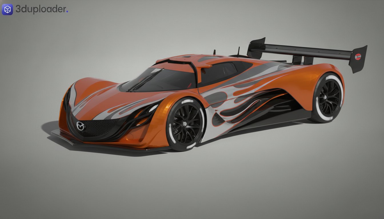 Mazda Furai Concept 2008 STL 3D Print Model