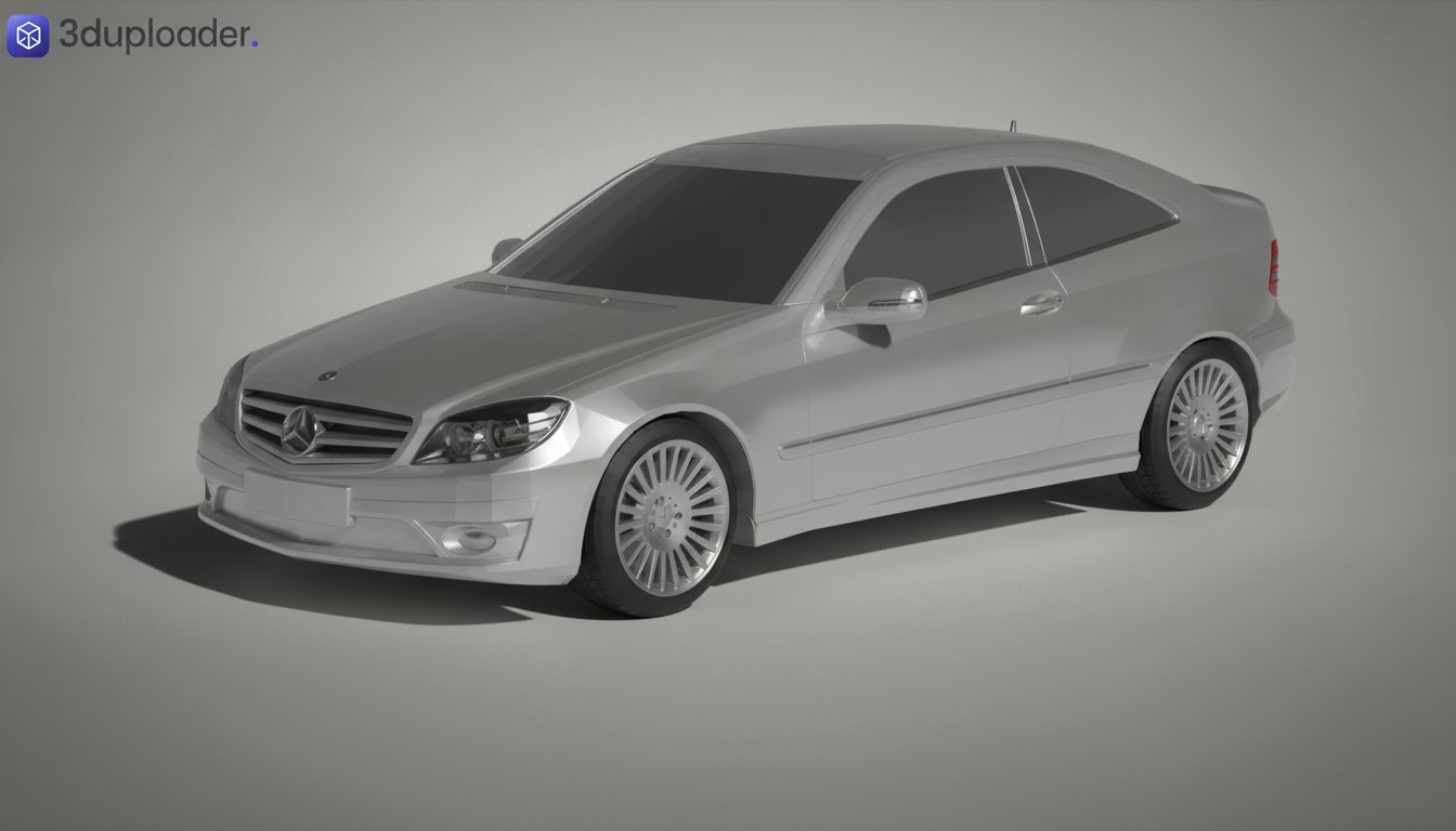 Mercedes-Benz CLC 350 Sport Coupe 2008 STL 3D Print Model