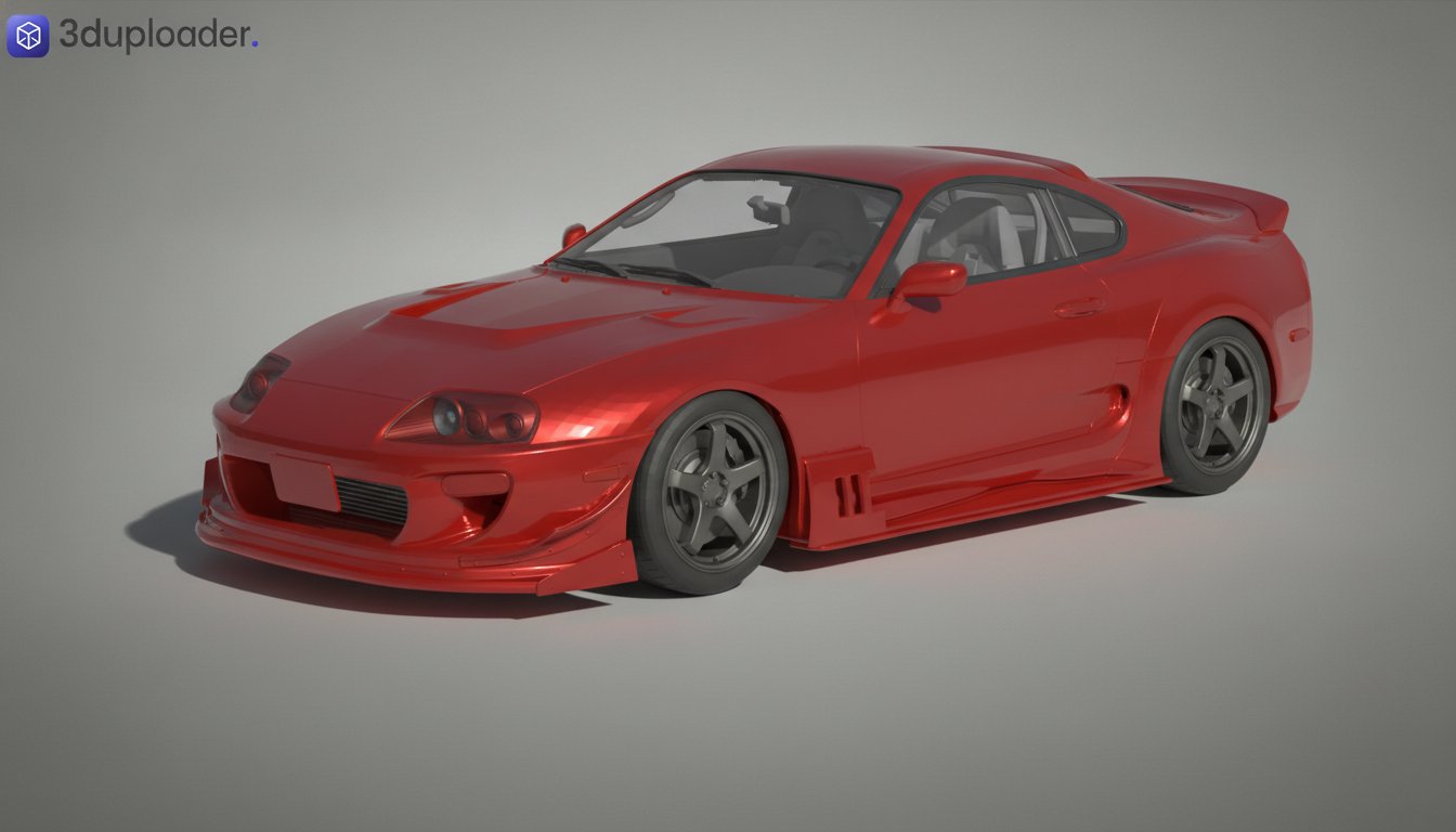 Toyota Supra MK4 RIDOX Aero Kit STL 3D Print Model