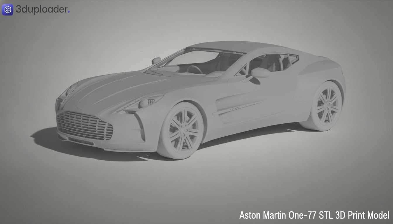 Aston Martin One-77 STL 3D Print Model