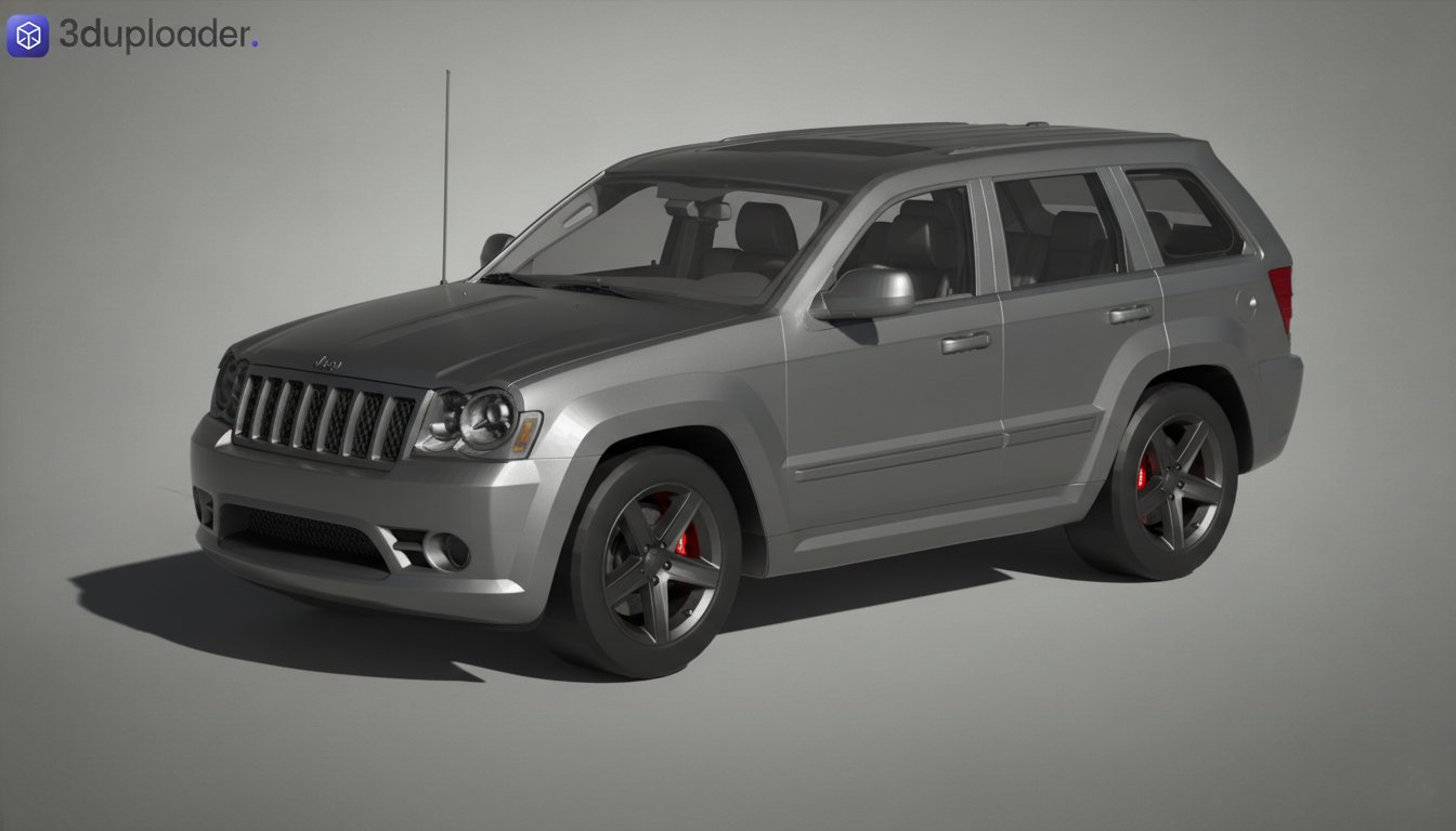 Jeep Grand Cherokee SRT-8 2009 STL 3D Print Model