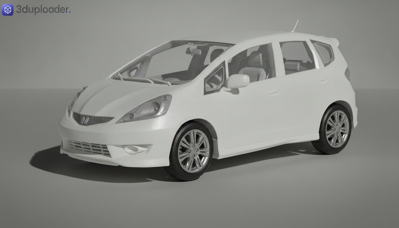 Honda Fit Sport 2009 STL 3D Print Model