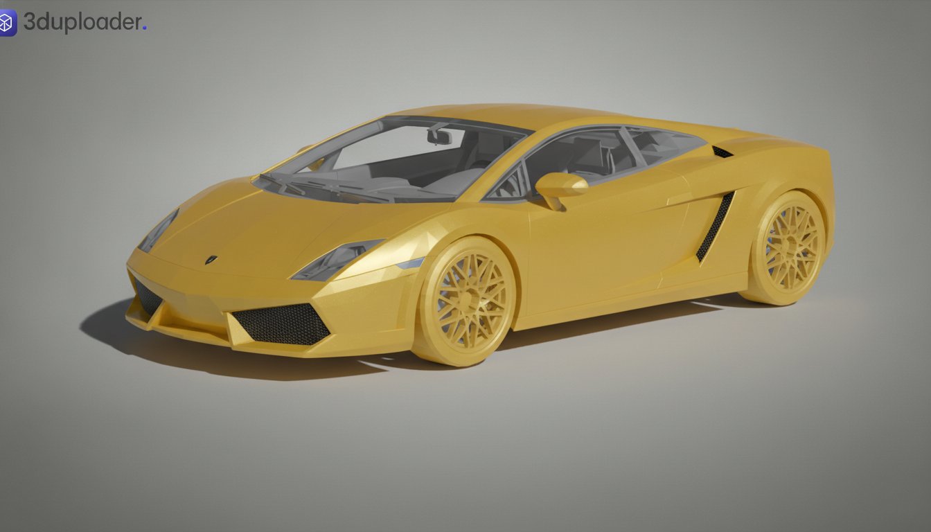 Lamborghini Gallardo LP560-4 2009 STL 3D Print Model