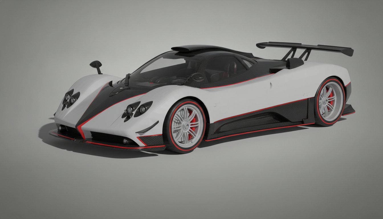 Pagani Zonda Cinque 2009 STL 3D Print Model