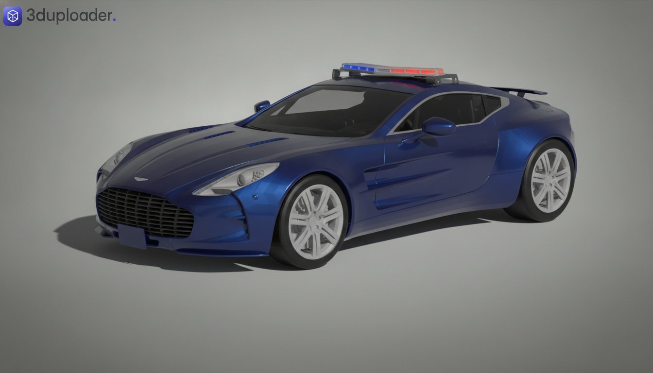 Aston Martin One-77 Patrol STL 3D Print Model