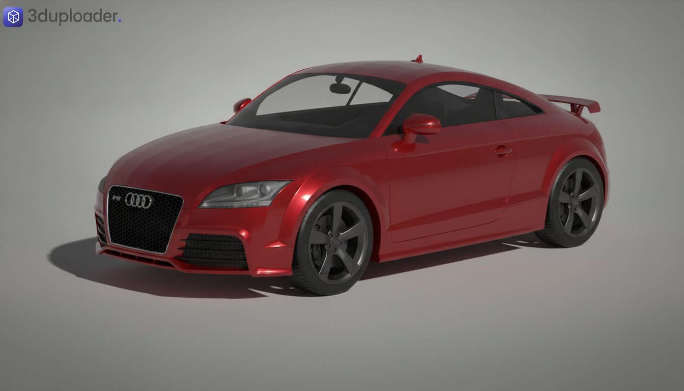 Audi TT RS 2010 STL 3D Print Model