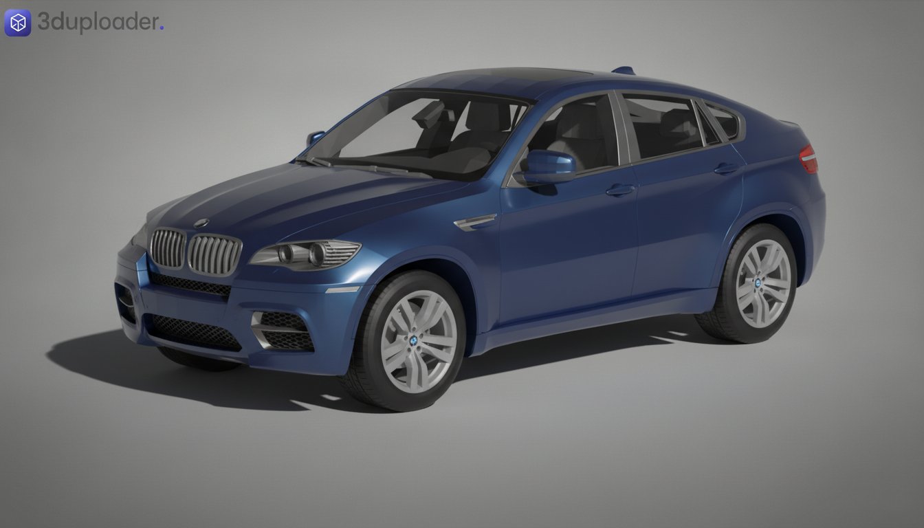 BMW X6 M 2010 STL 3D Print Model