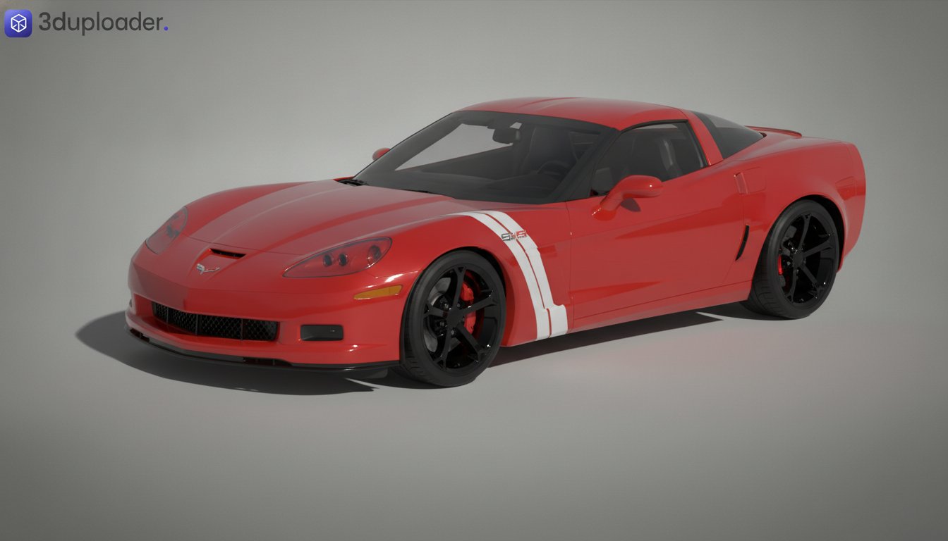 Chevrolet Corvette Grand Sport 2010 STL 3D Print Model