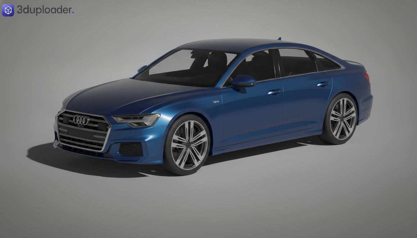 Audi S6 2020 STL 3D Print Model
