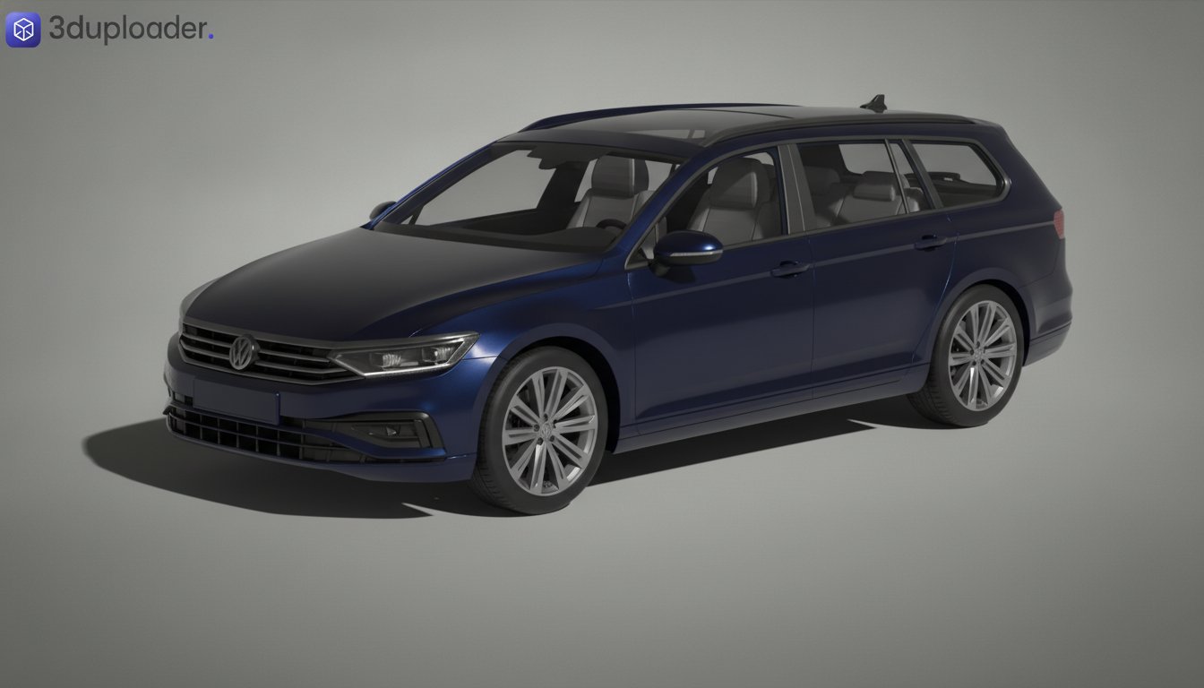 Volkswagen Passat Variant 2020 STL 3D Print Model