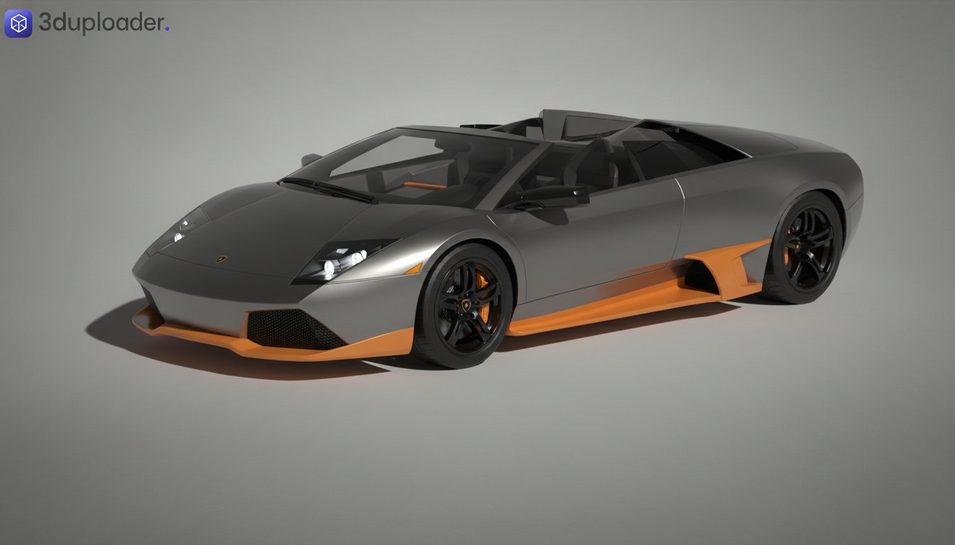 Lamborghini Murcielago LP650-4 Roadster 2010 STL 3D Print Model