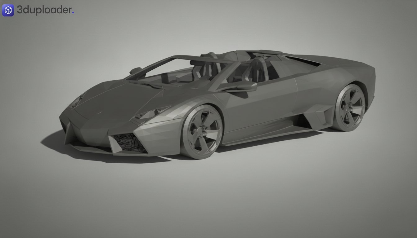 Lamborghini Reventon Roadster 2010 STL 3D Print Model