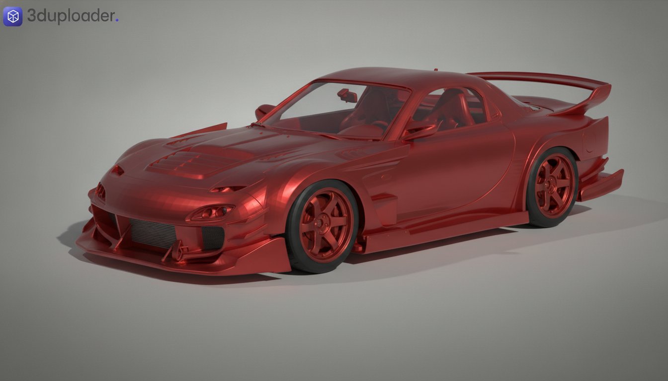 Mazda RX-7 FD3S R Magic FD Armor 2010 STL 3D Print Model