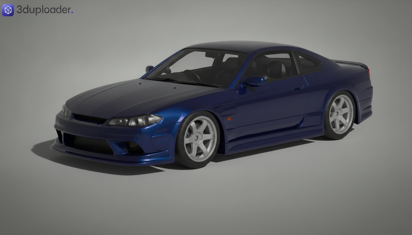 Nissan Silvia S15 Vertex Edge STL 3D Print Model