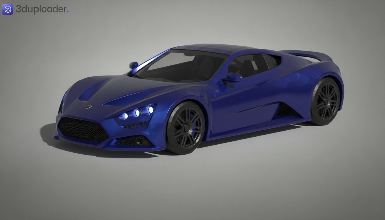 Zenvo ST1 2010 STL 3D Print Model