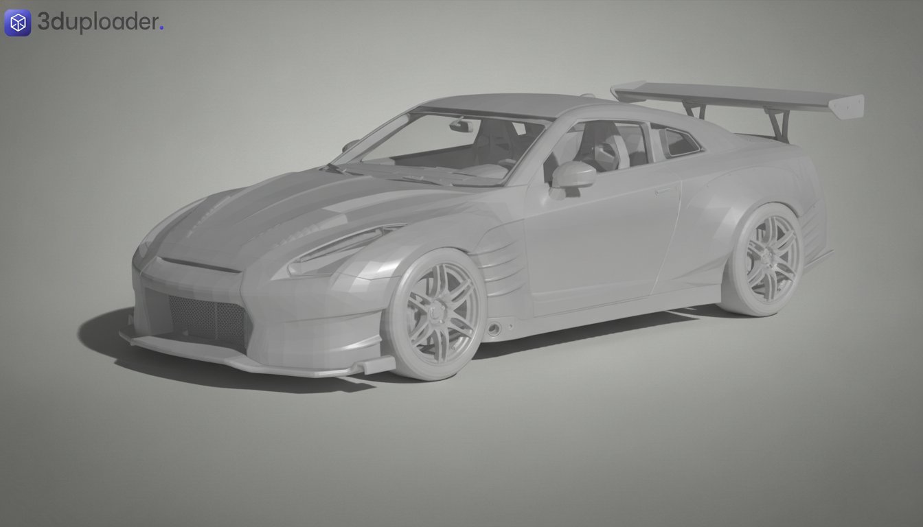 Nissan GT-R R35 2011 BenSopra Aero Kit STL 3D Print Model