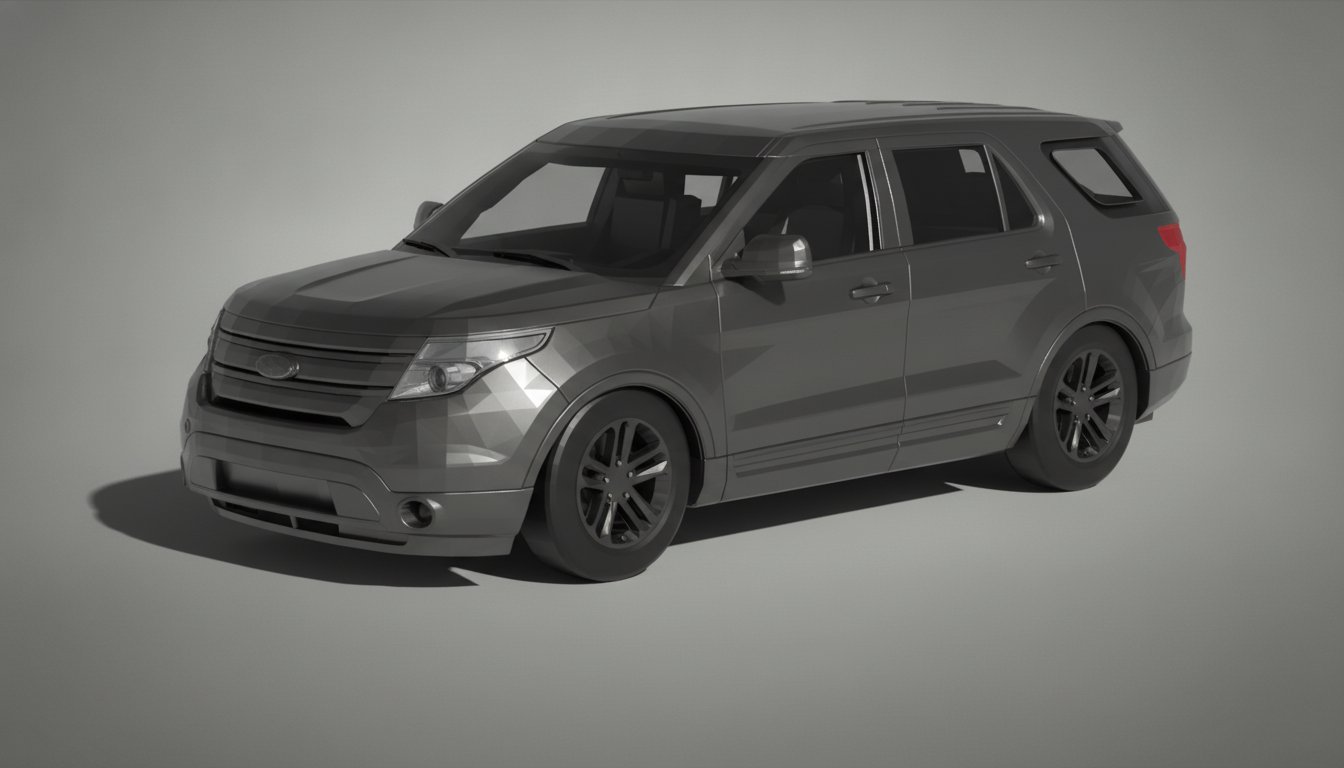 Ford Explorer 2011 STL 3D Print Model