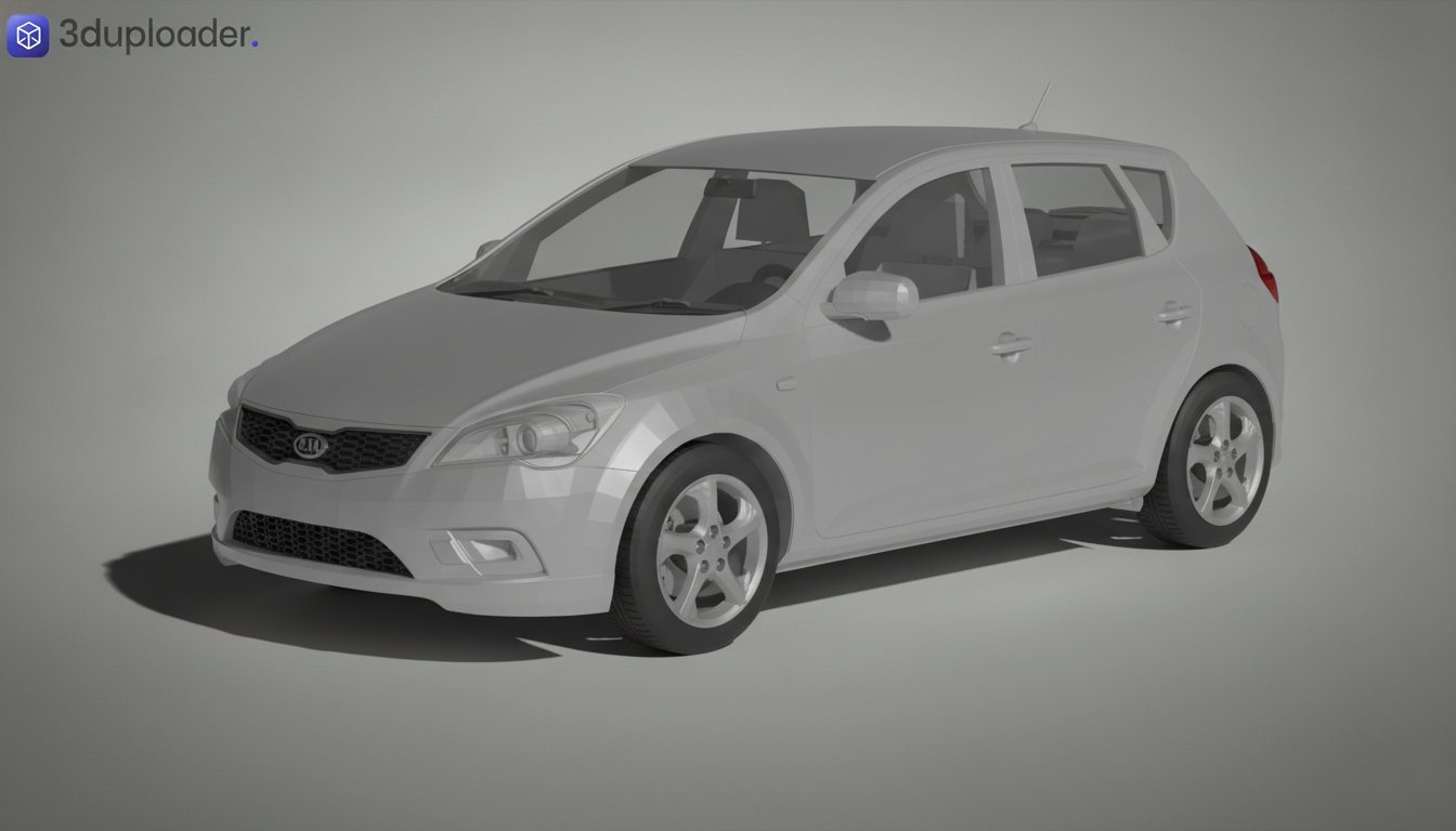 Kia Ceed 2011 1.6 CRDi STL 3D Print Model