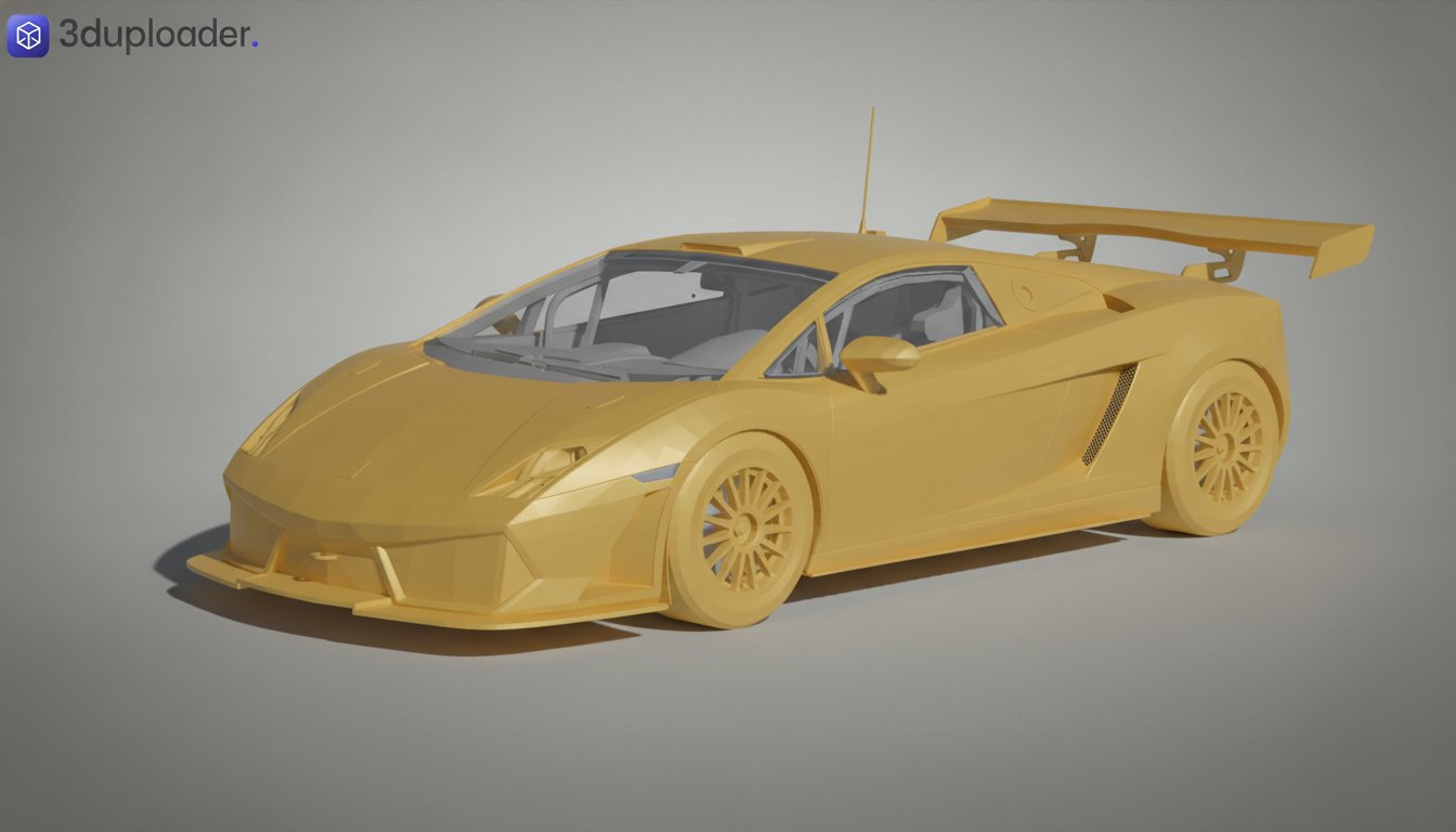 Lamborghini Gallardo LP560 GT3 2011 STL 3D Print Model