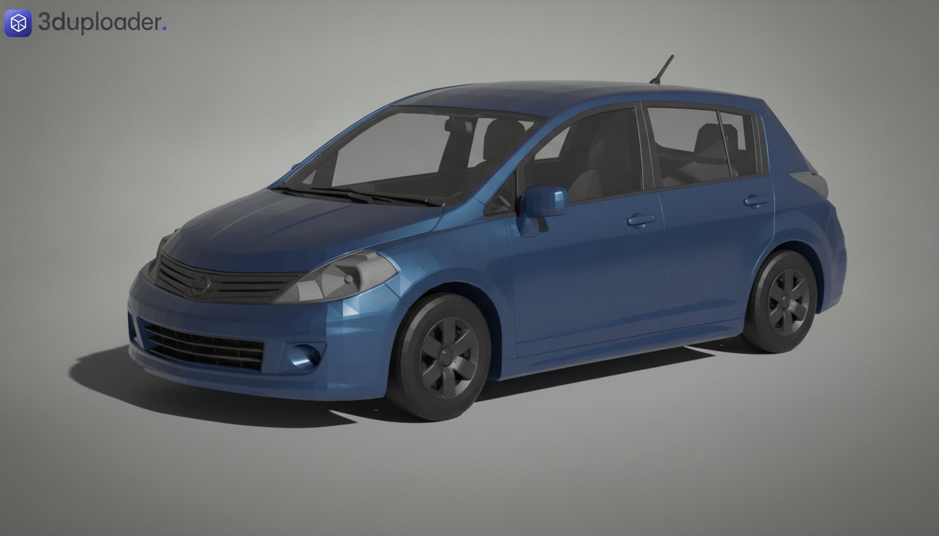 Nissan Versa SL Hatchback 2011 STL 3D Print Model
