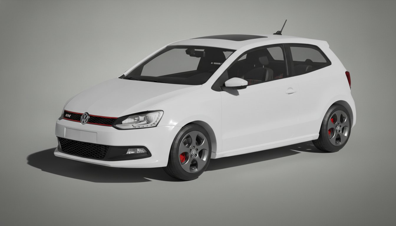 Volkswagen Polo GTI 2011 STL 3D Print Model