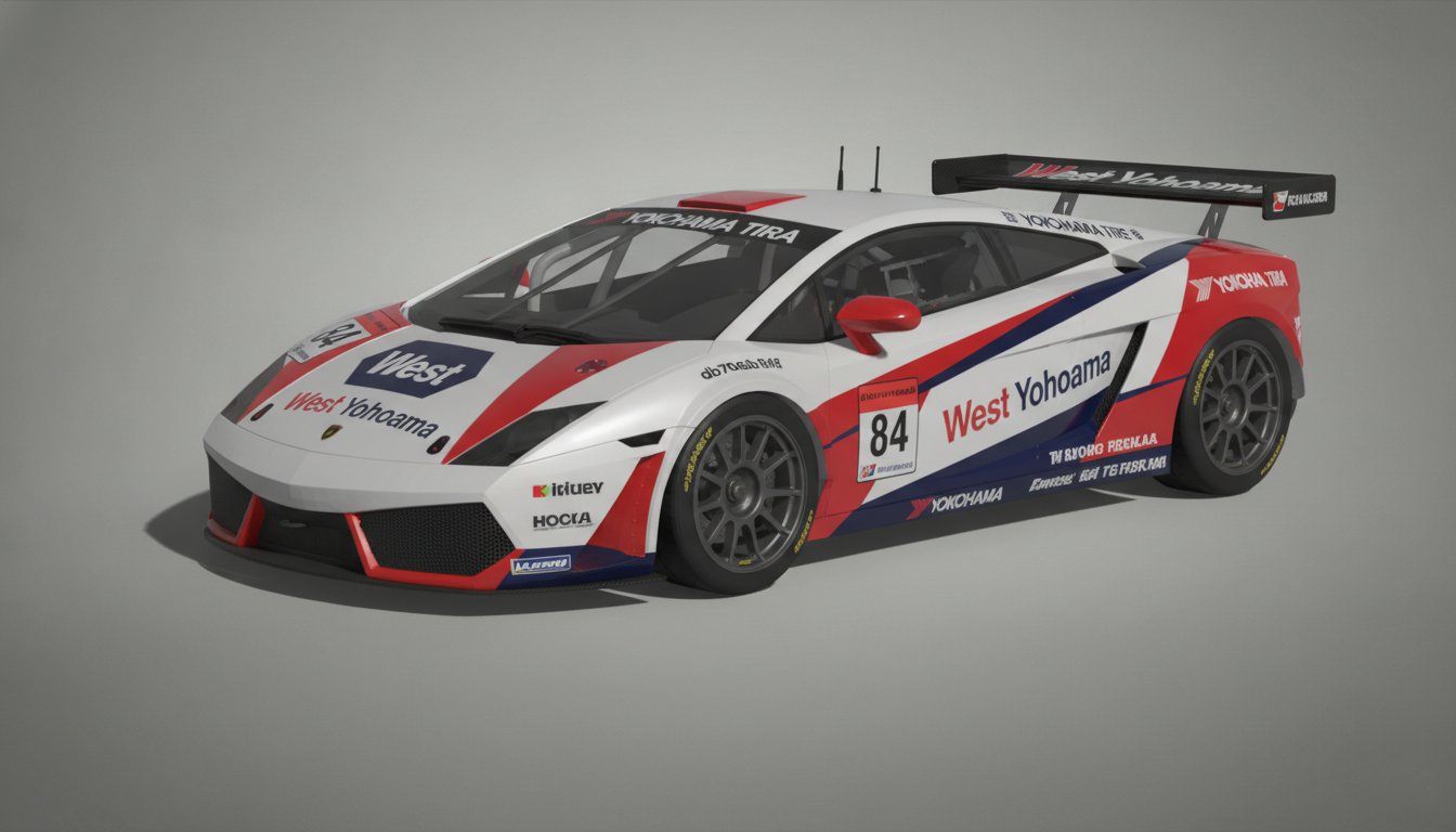 Lamborghini Gallardo LP560-4 2011 GT3 STL 3D Print Model