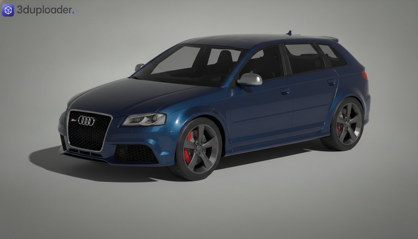 Audi RS3 Sportback 2012 STL 3D Print Model