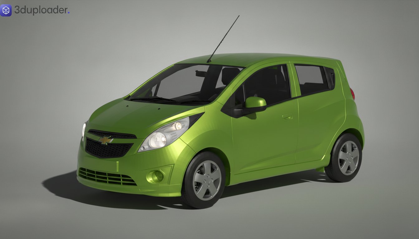 Chevrolet Spark GT 2012 1.2 LT STL 3D Print Model